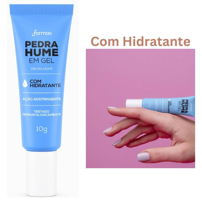 Pedra Hume Em Gel com hidratante 10g - Farmax - Adstringente